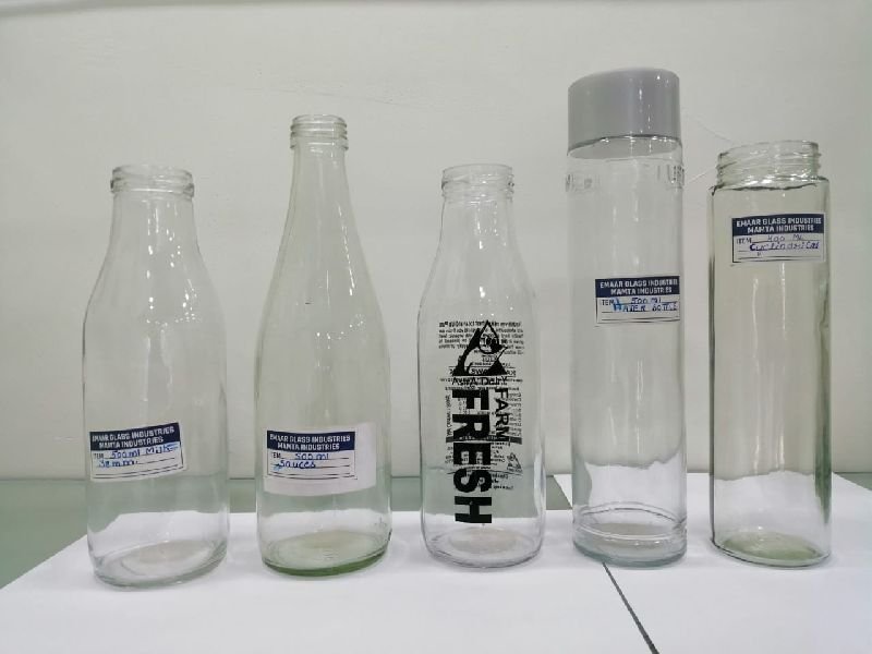 Milkshake Glass Bottle 03