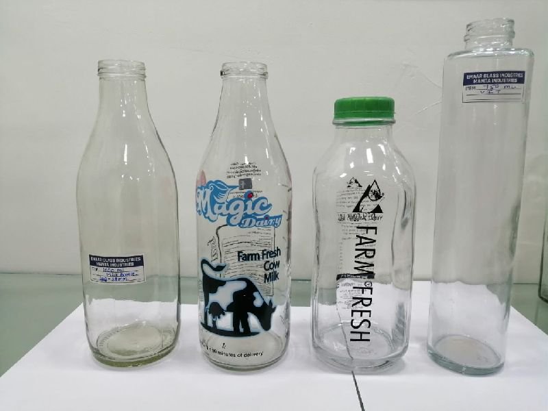 Milkshake Glass Bottle 04