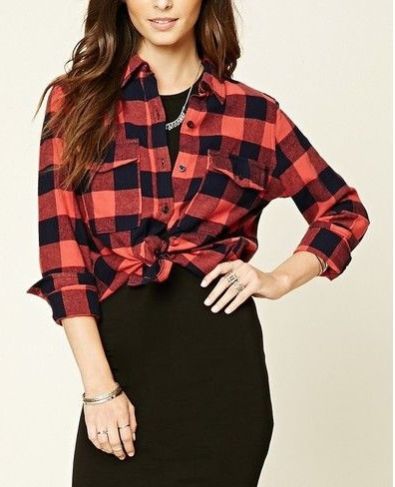 Ladies Chackered Shirt 01