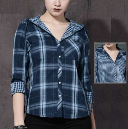 Ladies Chackered Shirt 05