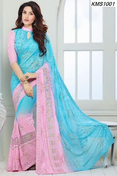 KMS1001 Chiffon Sarees