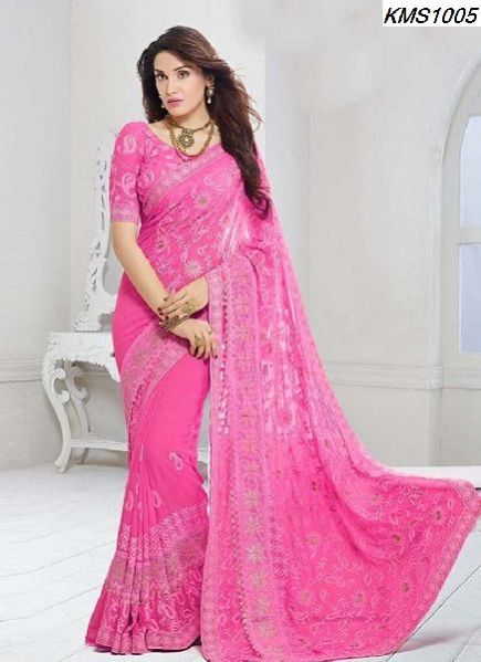 KMS1005 Chiffon Sarees