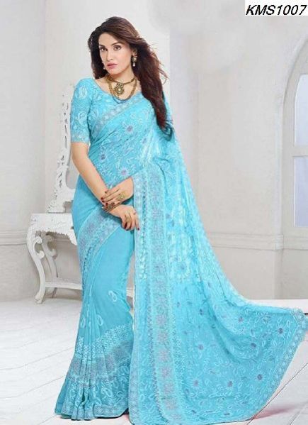 KMS1007 Chiffon Sarees