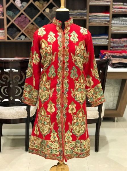 Aari Work Silk Jacket