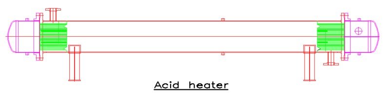 Acid heater
