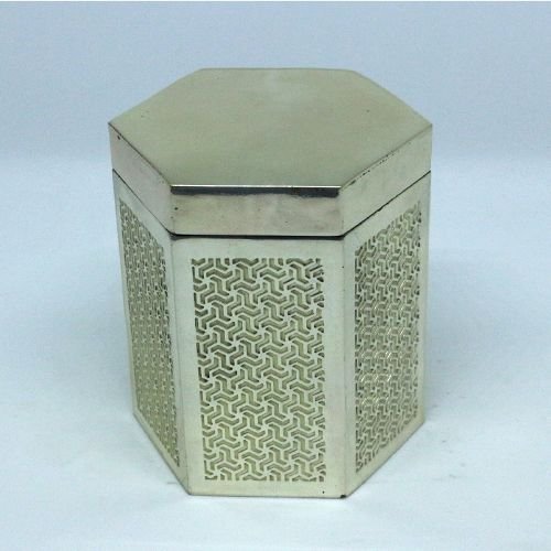 Metal Hexagon Storage Box 01