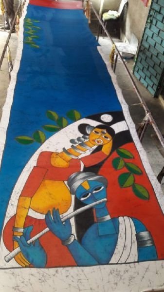 Batik Printed Cotton Saree 01