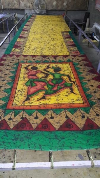 Batik Printed Cotton Saree 02