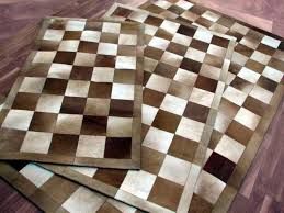 Patch Work Leather Carpets 01