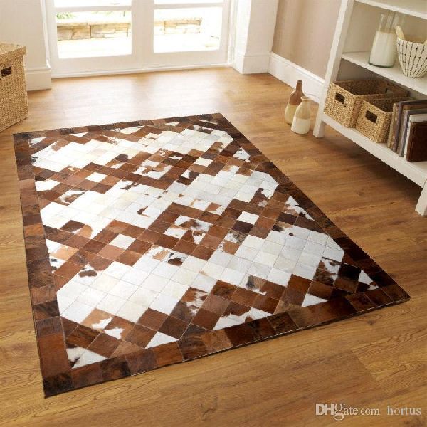 Patch Work Leather Carpets 03