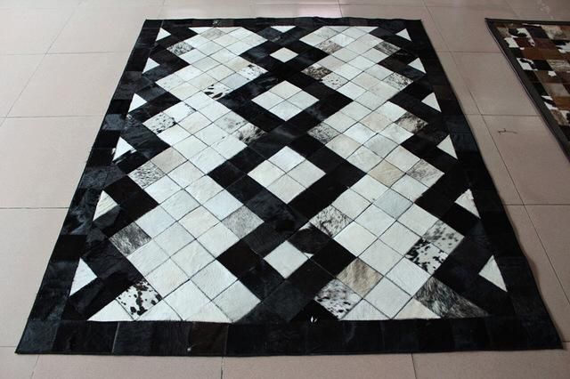Patch Work Leather Carpets 05