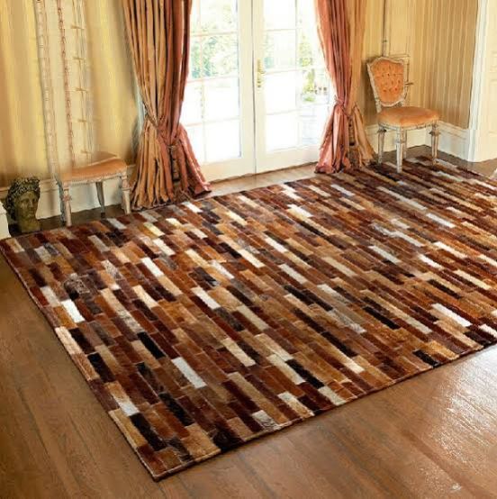 Patch Work Leather Carpets 08