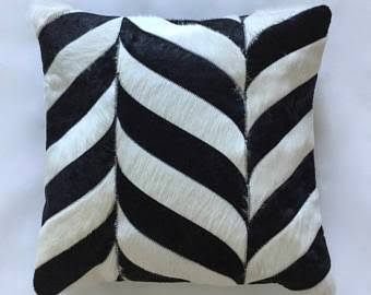 Patchwork Leather Cushion Covers 12