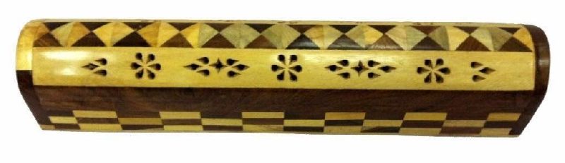 NRWC-15005 Sheesham Wood Incense Coffin Burner Box