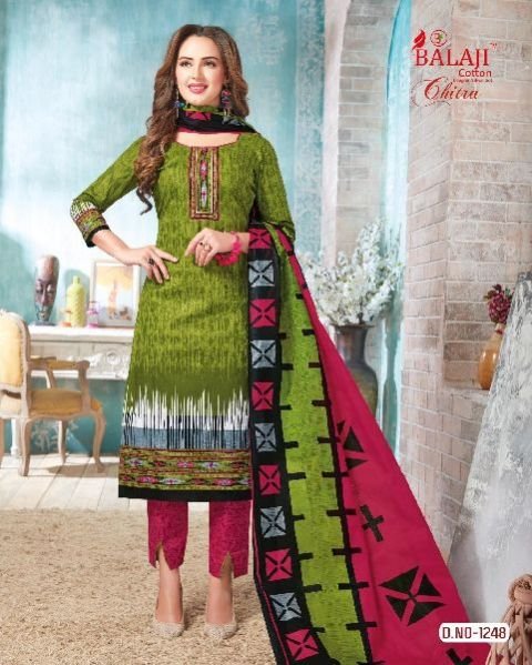 1248 Balaji Chitra Dress Material
