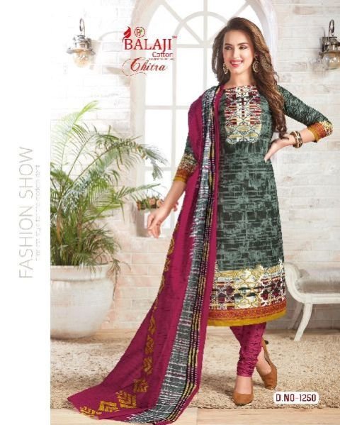 1250 Balaji Chitra Dress Material
