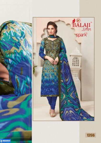 1266 Balaji Spark Dress Material
