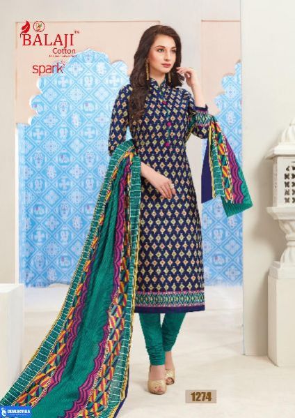 1274 Balaji Spark Dress Material
