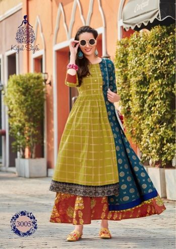 3005 Kajal Style Season Kurti