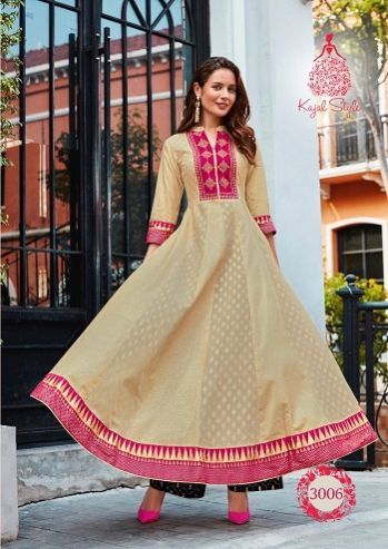 3006 Kajal Style Season Kurti