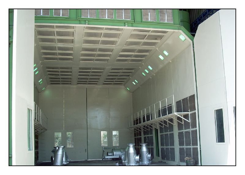 Semi Downdraft Paint Spray Booth 01