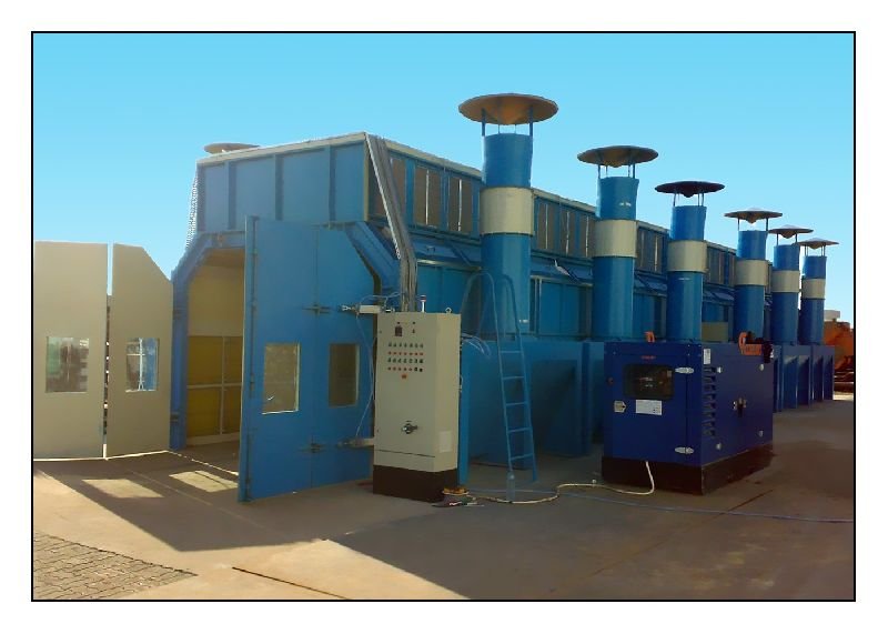 Semi Downdraft Paint Spray Booth 03