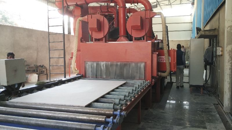 Tunnel Stone Shot Blasting Machine 02