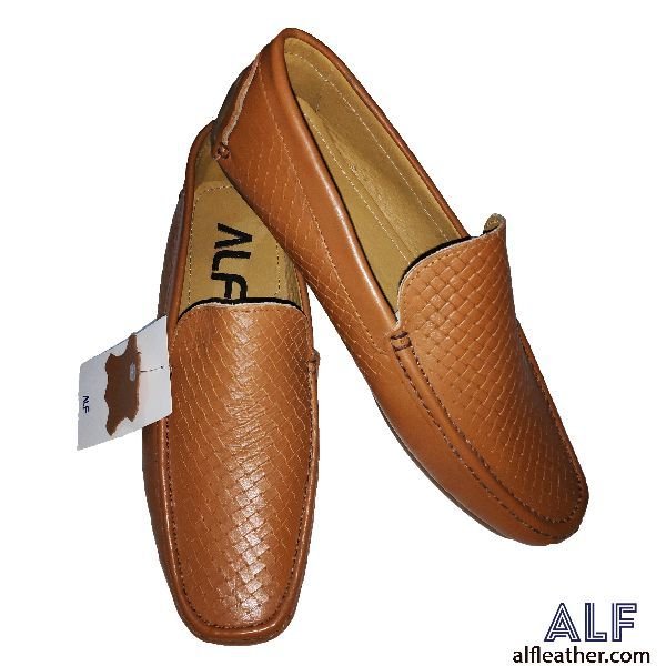 Mens Brown Leather Loafer Shoes 02