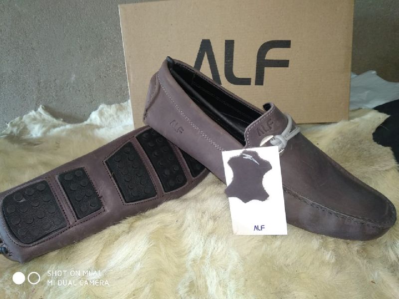 Mens Suede Leather Loafer Shoes 01