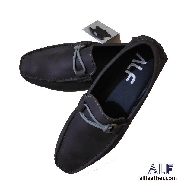 Mens Suede Leather Loafer Shoes 05
