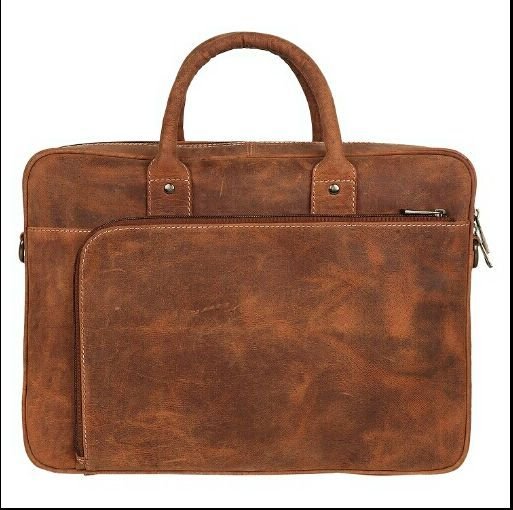 HL-103 Leather Laptop Bag 01