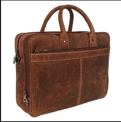 HL-103 Leather Laptop Bag 02