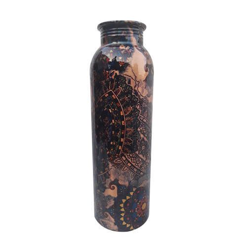 Handmade Printed Copper Bottle 03