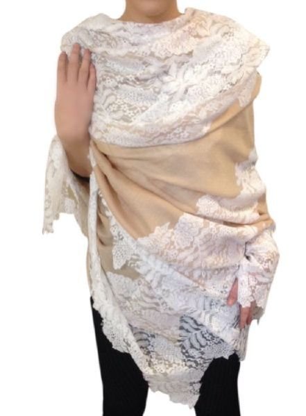 Chiffon Embroidered Stoles 03