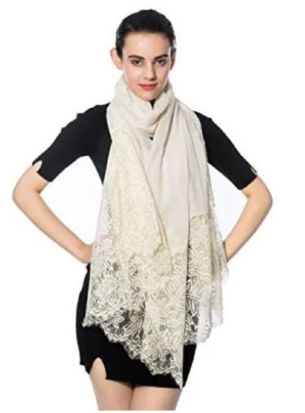 Chiffon Embroidered Stoles 04