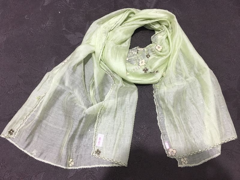 Chiffon Embroidered Stoles 08