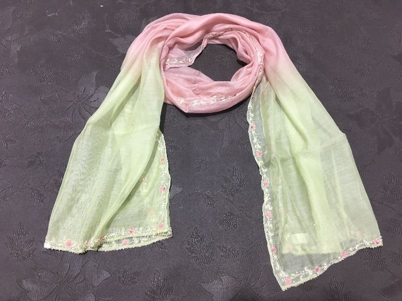 Chiffon Embroidered Stoles 09