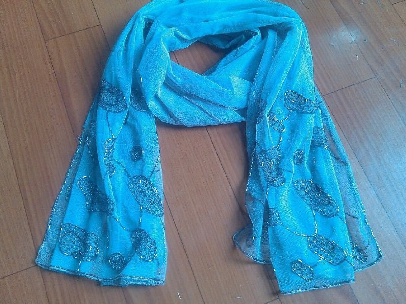 Chiffon Embroidered Stoles 11