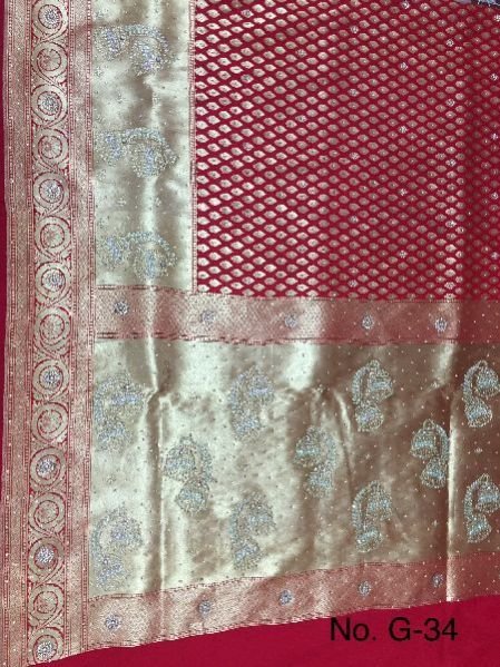 Georgette Embroidered Sarees 09