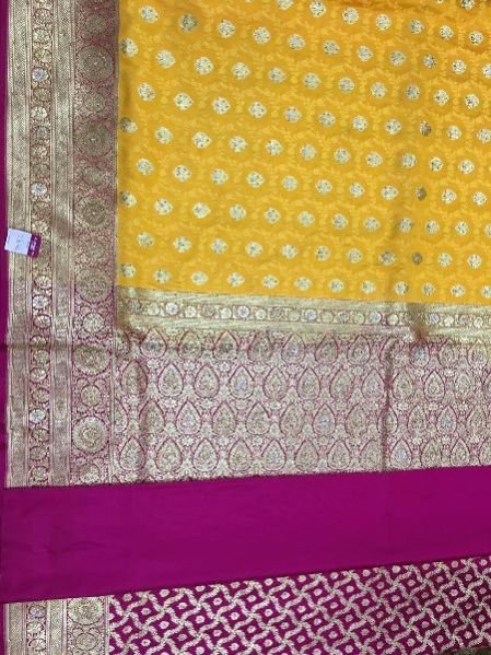 Satin Embroidered Saree 07