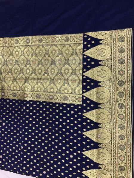 Satin Embroidered Saree 08