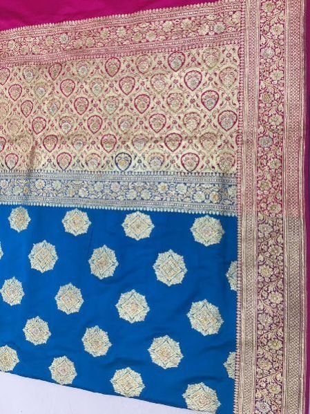 Satin Embroidered Saree 10