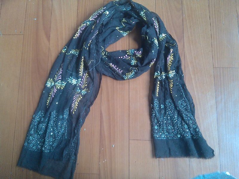Silk Embroidered Stoles 10
