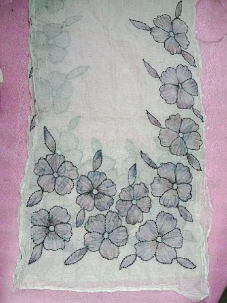 Silk Embroidered Stoles 12