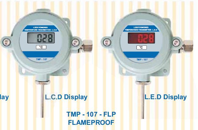 TMP-107-FLP Loop Powered Temperature Transmitter