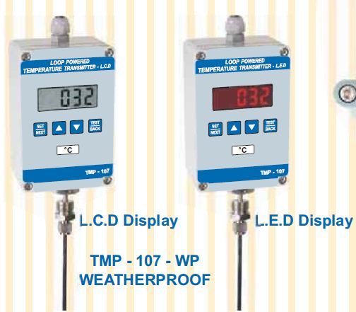TMP-107-WP Loop Powered Temperature Transmitter