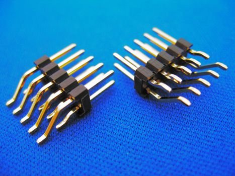 2x40 Bergstick 2.54mm Pin header 90 smt 2Xxx