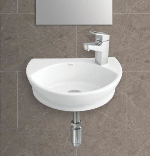 Evora-3007 Plain Wall Hung Wash Basin
