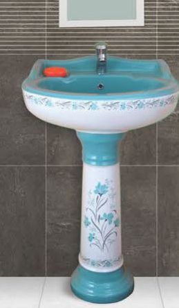 Phenil-103 Printed Pedestal Wash Basin