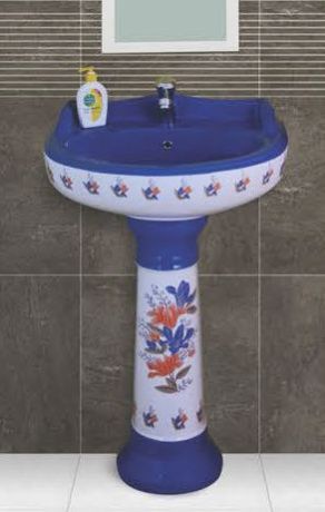 Phenil-106 Printed Pedestal Wash Basin